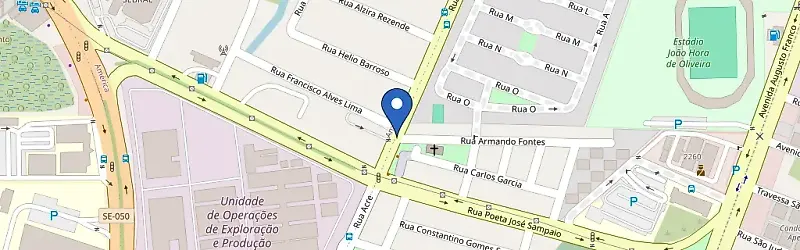 Mapa da estação Auto Peças Vieira