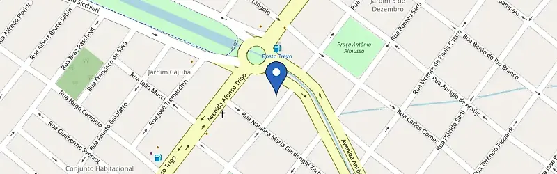 Mapa da estação Nicolucci