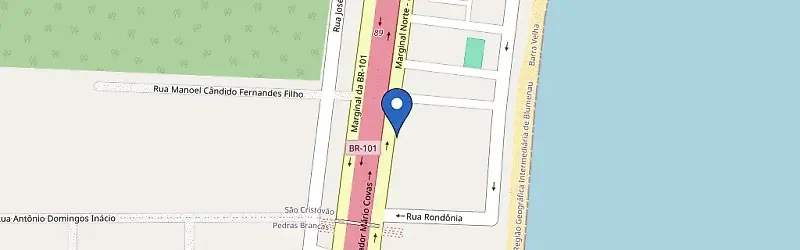 Mapa da estação Rogga