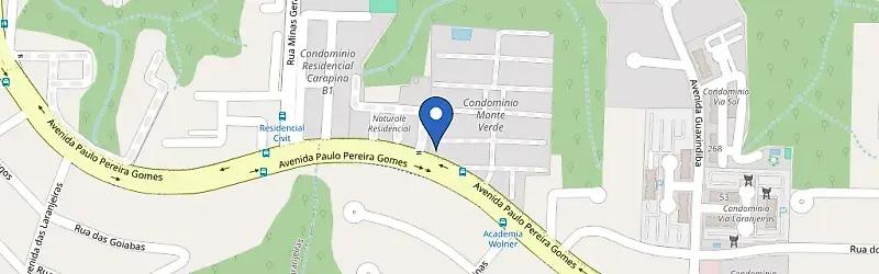 Mapa da estação Togneri