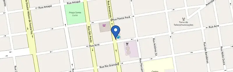 Mapa da estação Auto Posto Patriota