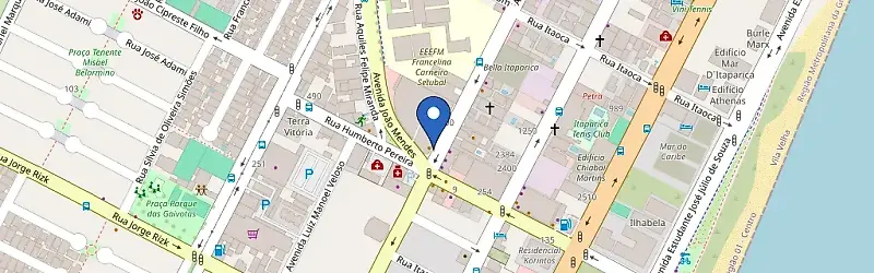 Mapa da estação Supermercado Carone - Praia De Itaparica