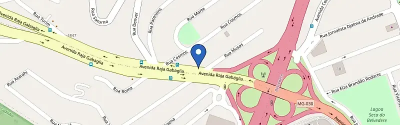 Mapa da estação Bell Motors - EVtrip