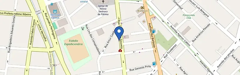 Mapa da estação Shop Solar Brasil