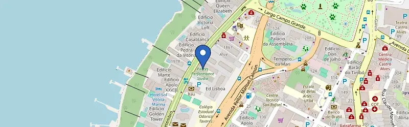 Mapa da estação HOUSI Alive Vitória BA