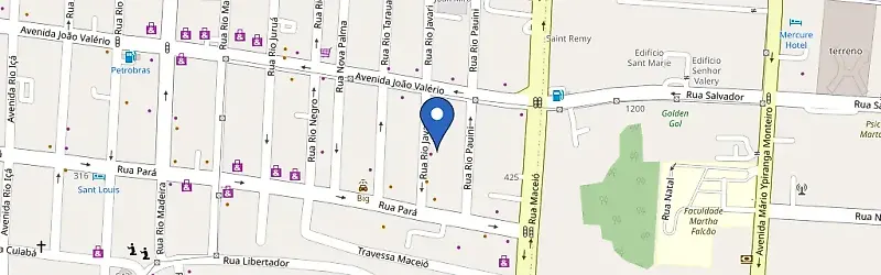 Mapa da estação Don Barzini (App Sollus Mob)