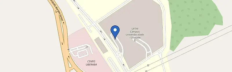 Mapa da estação ICTE/UFTM