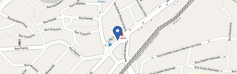 Mapa da estação Padaria Familia Pires