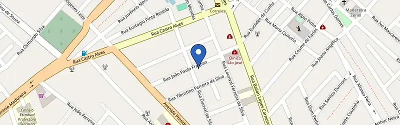 Mapa da estação Hospital HPRO