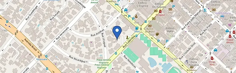 Mapa da estação Audi EVBox | Casa Florah