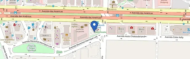Mapa da estação Blue Chip