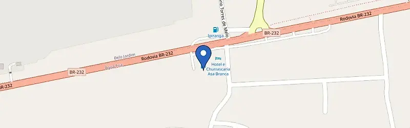 Mapa da estação Auto Posto Moura