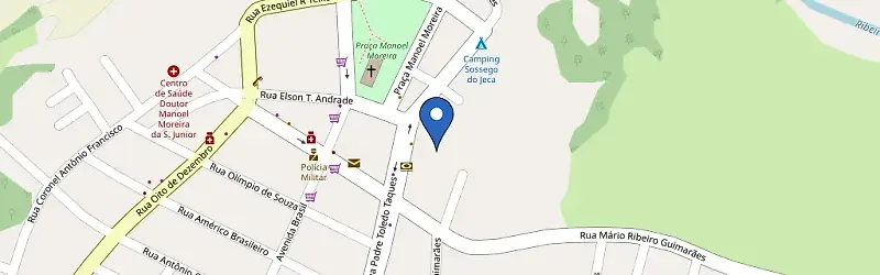 Mapa da estação Pousada Roda Viva - Grupo Ascenário