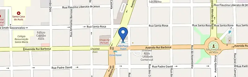 Mapa da estação Hd Plaza Hotel