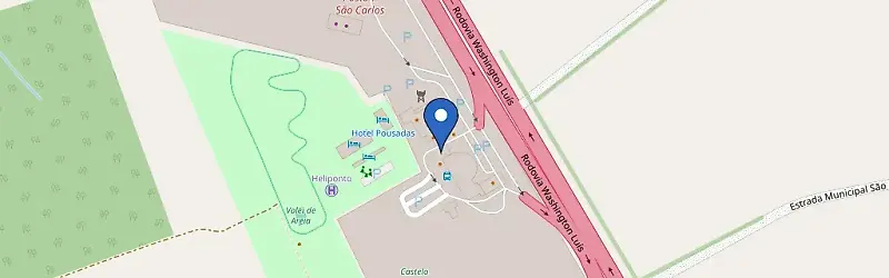 Mapa da estação Volvo Castelo Plaza São Carlos
