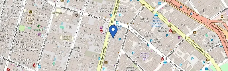 Mapa da estação Edifício Baltimore