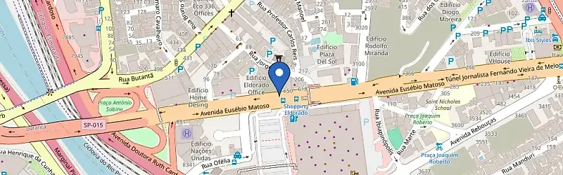 Mapa da estação CT Hub - Intelbras