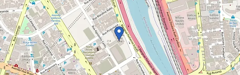 Mapa da estação Zletric - River One Comercial