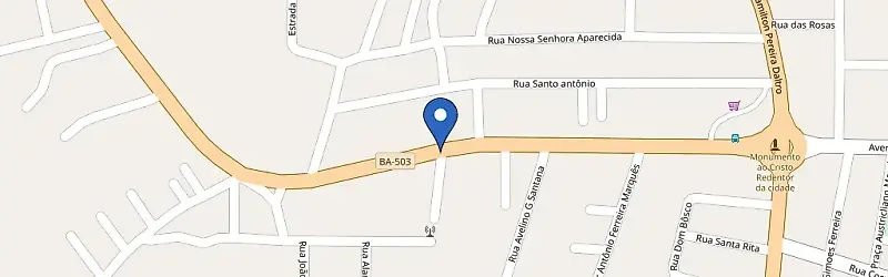 Mapa da estação Wallbox Adriano
