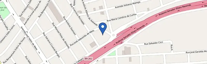Mapa da estação Gênus Motel
