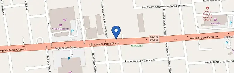 Mapa da estação Mobilize | Renault Terra Santa