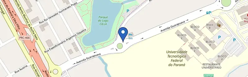 Mapa da estação Hotel Ibis Guarapuava