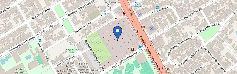 Mapa da estação Audi EVBox | Iguatemi São Paulo