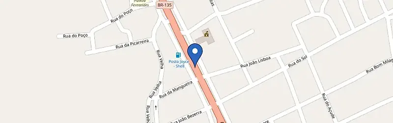 Mapa da estação Lanchonete 3B - Miranda Do Norte