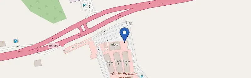 Mapa da estação Outlet Premium Brasília