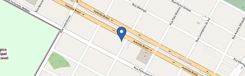 Mapa da estação Bionova Cascavel