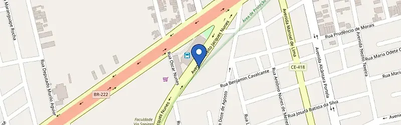 Mapa da estação Hotel São Francisco