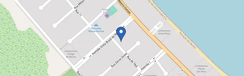 Mapa da estação Buzios