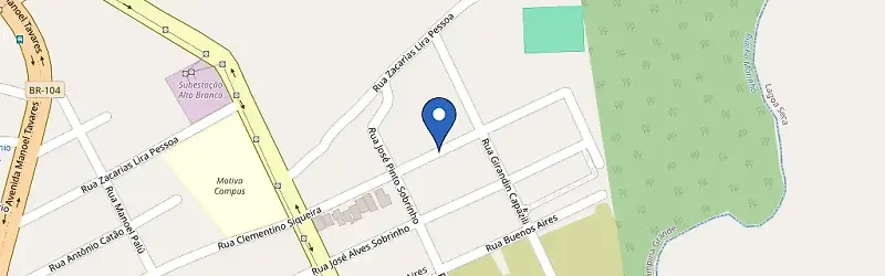 Mapa da estação Bruno Farias