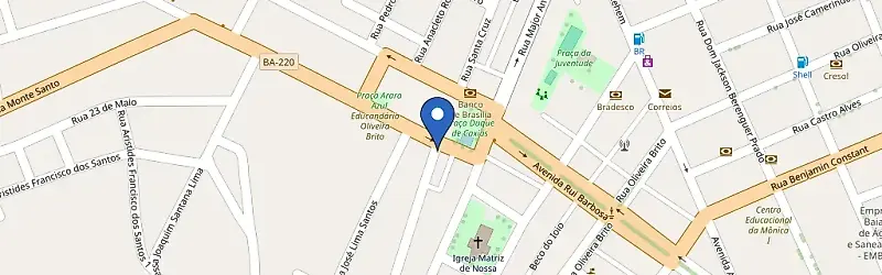 Mapa da estação Bamba Gelateria