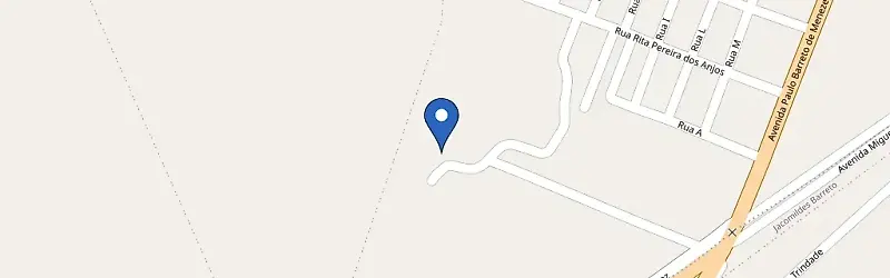 Mapa da estação Fazenda Santo Antônio