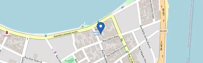 Mapa da estação Pousada Pier Do Pontal