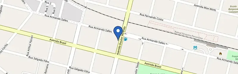 Mapa da estação Ambar Solar
