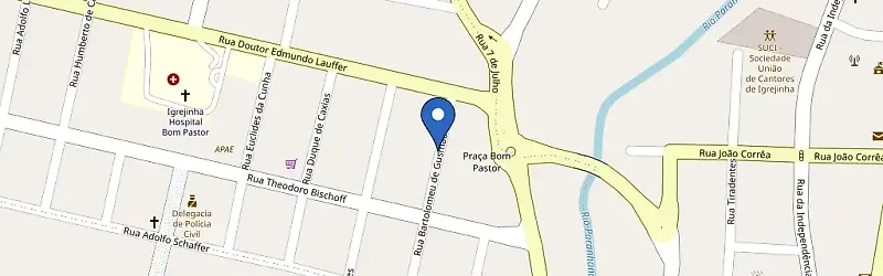 Mapa da estação Mecanauto