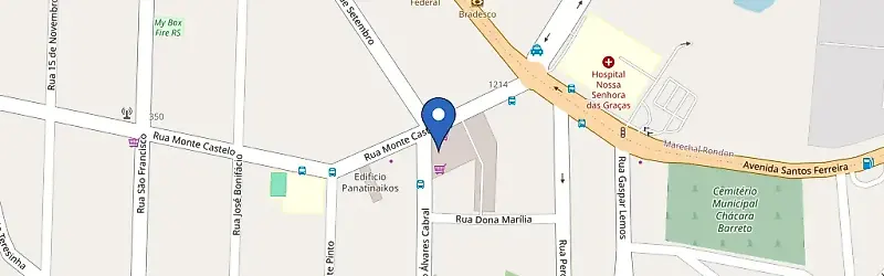 Mapa da estação Luminova | Viezzer Matriz