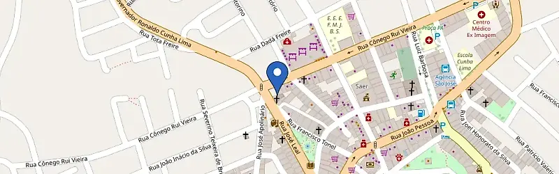 Mapa da estação Eletro Consertos