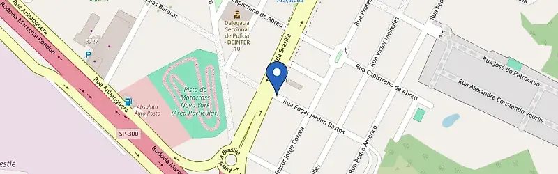 Mapa da estação BYD Araçatuba
