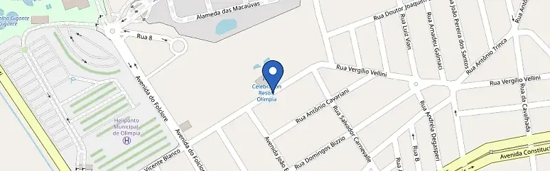 Mapa da estação CELEBRATION Resort