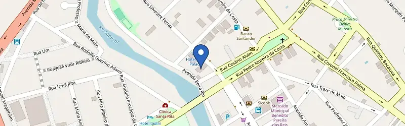 Mapa da estação Hotel Real Palace