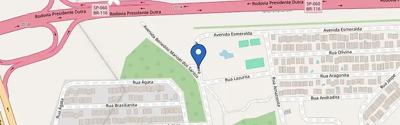 Mapa da estação Eletrix - Cond. Aruja 5