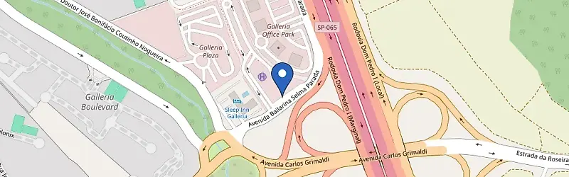 Mapa da estação Galleria Corporate