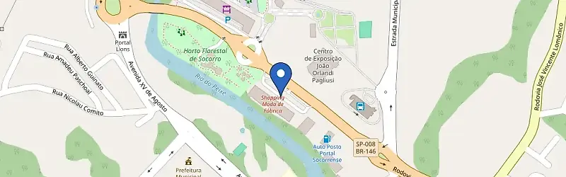Mapa da estação Shopping Moda De Fábrica