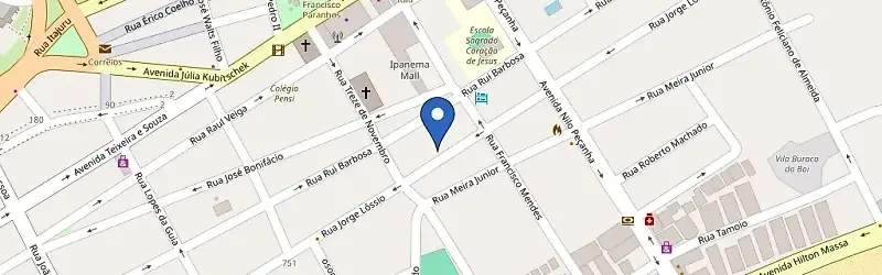 Mapa da estação Casa