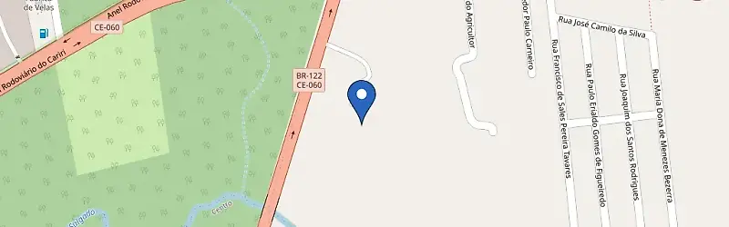 Mapa da estação Hotel Horto