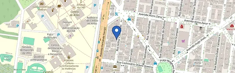 Mapa da estação Green Flame - Mecânica Automotiva
