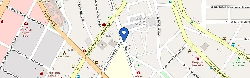Mapa da estação Futuro Mobi